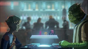 Grab your Mantell Mix, sit back, and relax at Cid’s parlor in our latest installment of Star Wars Lofi. #TheBadBatch Enjoy the full version here: http://strw.rs/61893fpFJ | Star Wars