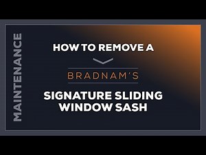 Do It Yourself: How to remove a Bradnam’s signature sliding window sash