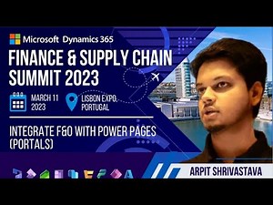 Integrate FinOps with Power Pages (Portals) | D365 Finance & Operations Community Summit 2023