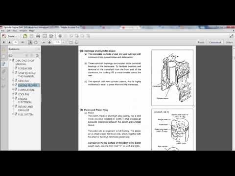Hyundai Engine D4A, D4D Workshop Manual