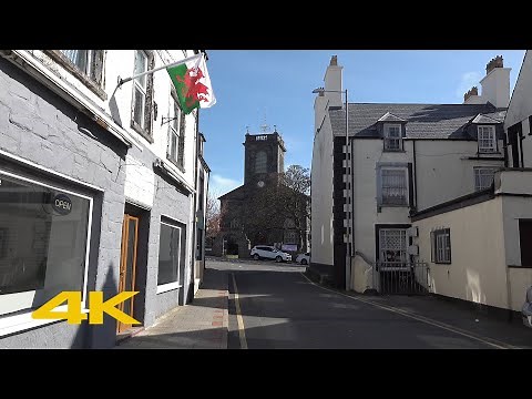 Amlwch Walk: Town Centre【4K】