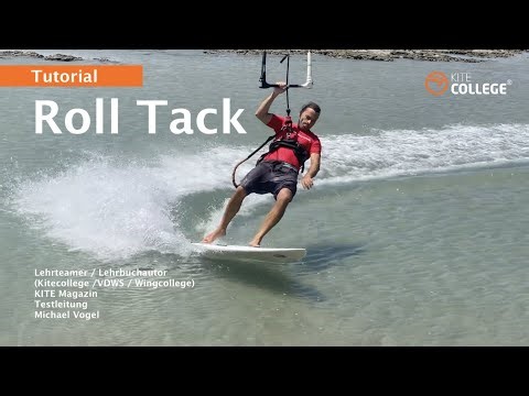 Kitecollege I Strapless Tutorial I Roll Tack I Waveboard Wende