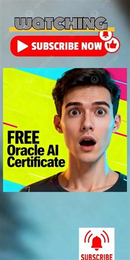 “100% Free Oracle Certification| Step-by-Step Guide 🔥”#python #education #pythonprogramming #coding