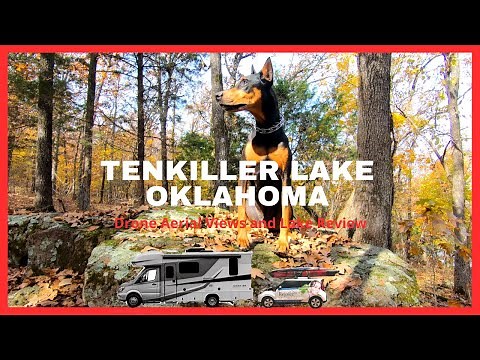 Aerial View Tenkiller Lake Oklahoma