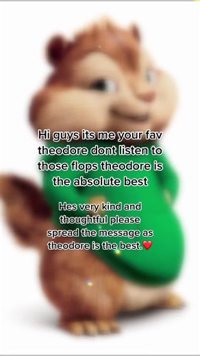 Thanks for watching follow like and share for more information #fyp #theodore #alvinandthechipmunks