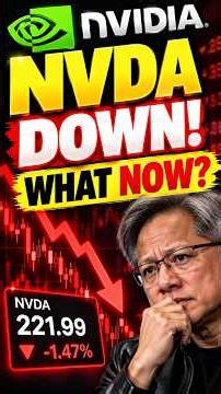 🔥 NVIDIA STOCK DOWN TODAY! 🚨 What’s Happening to NVDA? | NVIDIA Stock