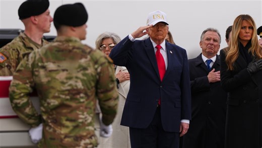 Fox News apologizes for airing old footage of Trump at dignified transfer