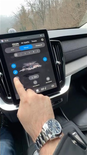 AC controls on the new Volvo XC90 Facelift 2026 💨💨🖥️