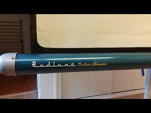 Radiant Deluxe Champion projector screen 1950s?