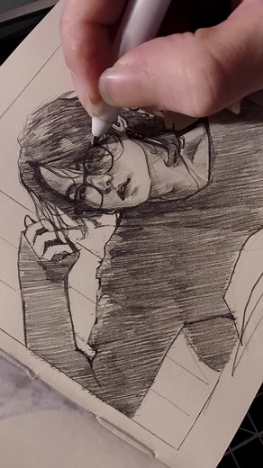 Sketch Drawing of Yoongi from BTS