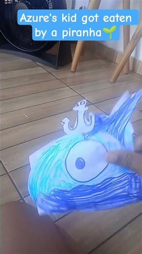 azure's kid got eaten by a piranha#dragonpuppets #paperdragon