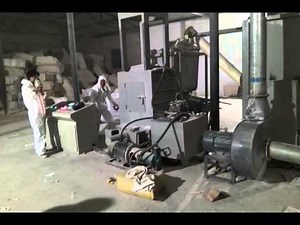 Working video of MG Lignin cellulose prouction line