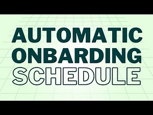 Automatic Employee Onboarding Scheduler