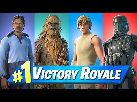 RANDOM STAR WARS SKIN CHALLENGE on FORTNITE! 🌌😲 #2