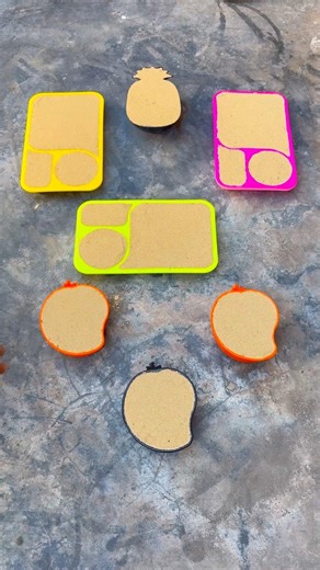 Oddly Satisfying Kinetic Sand Faces Crushing | Cute Shapes Hammer Smash ASMR #shorts