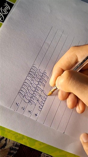 Exercises to improve handwriting #calligraphy #calligraphyisfun #lettering #handwriting #viral #trending | Calligraphy Is Fun