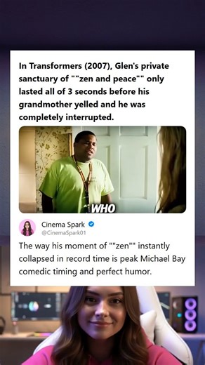 Transformers 2007 Glens Moment of Zen and Peace Instantly Interrupted by His Grandma