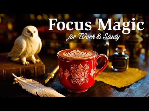 Focus Magic ☕️ Wizard Café Ambience for Deep Work & Study