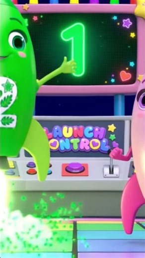 Five Little Rockets 🚀 | Counting Down 5-4-3-2-1 | Kids Counting Song & Nursery Rhyme