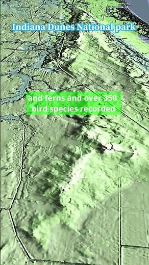 Indiana Dunes 3D Flyover | The Unexpected Wilderness: Small Park, Giant Biodiversity #nationalpark