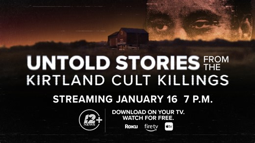 A chilling true-crime story comes to light. For the first time, survivors Damon Lundgren and Danny Kraft speak publicly about the 1989 Kirtland, Ohio cult killings—revealing shocking confessions, a twisted prophet’s scheme, and the deadly path that led followers from faith to prison. Don’t miss the haunting documentary, Untold Stories from the Kirtland Cult Killings, streaming Friday at 7 p.m. on 12News . | 12NewsNow