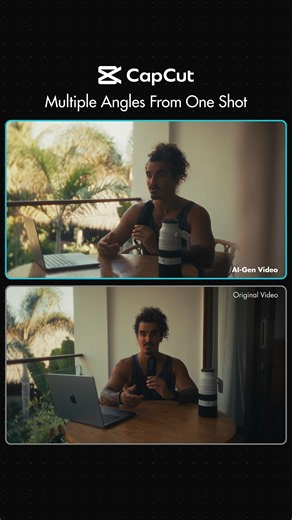 Multiple Camera Angles From ONE Shot | CapCut AI