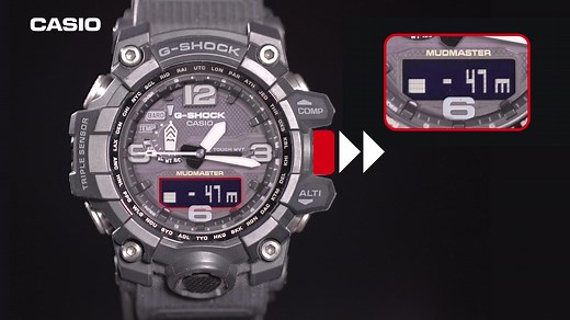 卡西欧G-SHOCK GWG1000 大泥王 操作视频