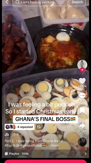 how does devour that whole counter😂😂 #fyp #1geeko #ghana #christmasdinner