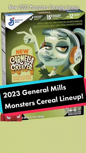 2023 General Mills Monsters Cereal Lineup Revealed