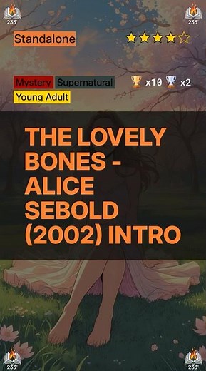The Lovely Bones - Alice Sebold (2002) Intro - 3.86 ⭐️
