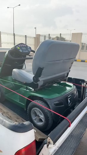 Golf Cart Transportation on Flatbed Truck