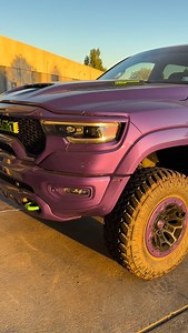 This custom purple paint job looks insane in the sunlight! | SRT Autoworks