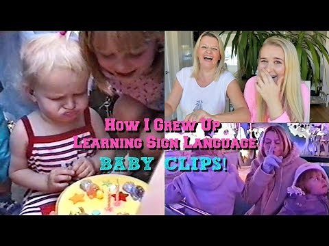 How I Grew Up Learning Sign Language - BABY CLIPS