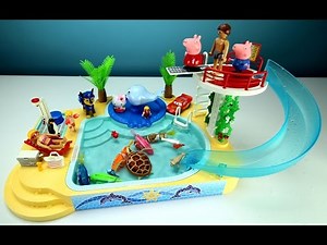 Playmobil Whale Fountain Playset │ Toy Sea Animals For Kids