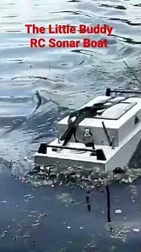 RC Sonar Boat Humminbird Helix 10 Installed