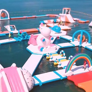 1.9M views · 28K reactions | There’s a giant inflatable unicorn island in the Philippines 濾 | UNILAD Adventure | Facebook