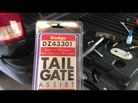 DZ43301 Tailgate Assist Step By Step Instructions Dodge Ram 1500, 2500 & 3500 '09-Current
