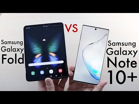 Samsung Galaxy Fold Vs Samsung Galaxy Note 10+! (Comparison) (Review)