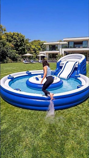 Setting Up the Ultimate Inflatable Backyard Pool and Slide