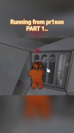ROBLOX Running from Prison Part 1 🔥 #shorts #usa
