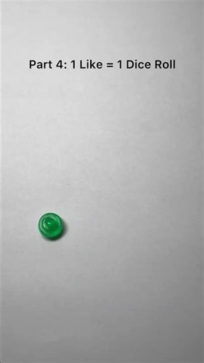 Part 4: 1 Like = 1 Dice Roll 🎲 #Shorts