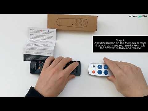 memo24 big button remote control replacement instructions