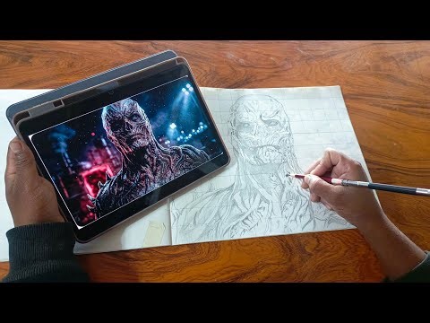 How to Draw Vecna outline (Step-by-Step Tutorial)