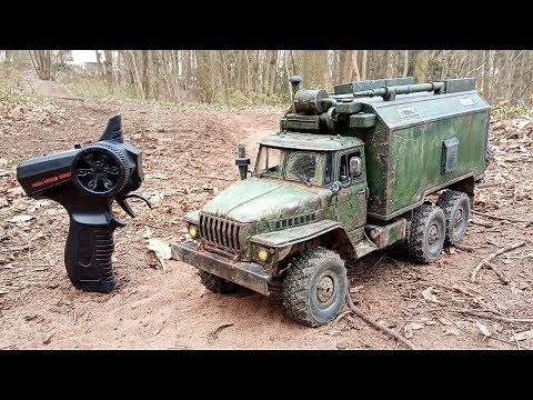 WPL B36 Ural - RC Crawler Truck with 6-wheel drive from Gearbest // Review & test drive