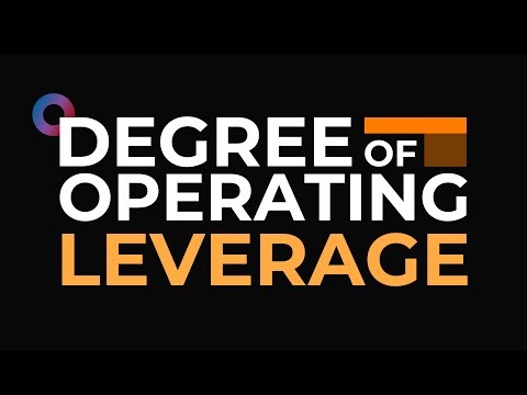 Degree of Operating Leverage
