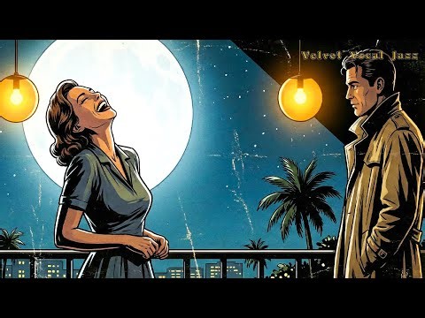Moonlit Rendezvous | 🌕 Joyful & Romantic Balcony Jazz | Velvet Vocal Jazz