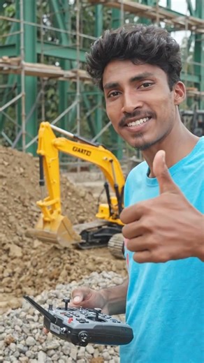 Remote control excavator construction #construction #remotecontrol #jcb #excavator #xcavator