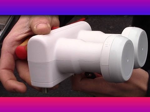 Receive Astra and Hotbird with a monoblock LNB