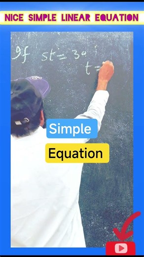 Simple Equation Tricky Solution #explore #college #mathematics #viral