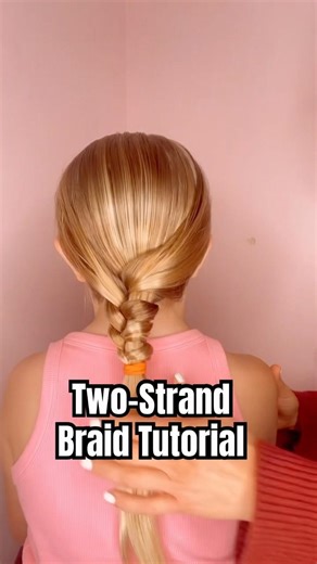 2-STRAND BRAID TUTORIAL | the products I used are in the description below ￼